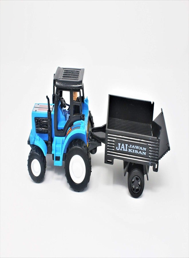 Shinsei Tractor with Trolley Blue - 3 Years and Up - Image 4